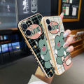 YIWESAN Case For Huawei Mate 20 Pro Case Cartoon Cute Luck Monsters Side New Design Phone Case Square Edge Pattern Silicone Softcase Luxury Plating Casing Full Cover Camera Shockproof Protection Cases. 