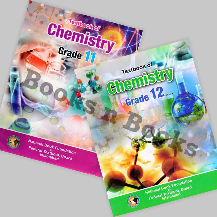 Pack of 2 Books | Text Books of Chemistry for Grade 11 and 12 Book ...