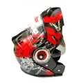 VECTOR HELMET 3 in 1 Flipup FOR MOTORCYCLE - DUAL VISOR. 
