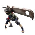 Naruto Shippuden Hatake Kakashi Broadsword Kneeling Position Action Figure Statue PVC Collectible Model Toy – 16cm. 