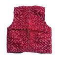 Sindhi Embroidered Waistcoat Koti for Female Adults crafted with Embroidery & Reflective Sequins Waist Coat Sleeveless. 