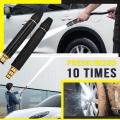 New Upgraded Car Wash Bike Wash Car Wash High Pressure Water Gun Garden Hose Sprinkler Metal Foam Throwing Car Washing Tool Washer Garden Sprayer. 