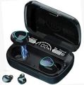 M10 TWS Wireless Earbuds|M19 Wireless Headset Bluetooth 5.1 Earphones Air pod in-ear Headphones Handsfree Air buds Pod Stereo 9D with 2000mAh Smart LED Display Charging Case. 