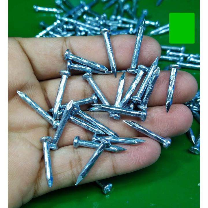 Pack of 60pcs 1 inch China Steel Hardened Nails Concrete Cement Tough Nail Wall Bricks Wood Plastic Roof Ceiling SJ Online Mart