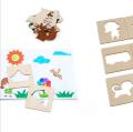Habiba products Baby Toys School Paint Tools Educational Coloring Book Paint Learning Coloring Board Drawing Board Wooden Drawing Toys. 