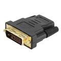 DVI 24+1Pin Male To HDMI Female Connector Adapter Gold Plated. 