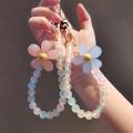 Mobile Phone Hanging Strap Cute Phone Charm Bracelet Handmade Phone Strap Beaded Bracelet Phone Strap Candy Color Wrist Strap. 