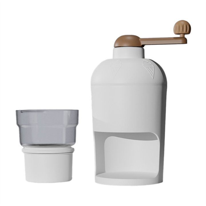 Shaved Ice Machine Ice Crusher Hand Operated Shaved Ice Maker Household Portable Small Machine Kitchen Tool Easy Install Easy to Use