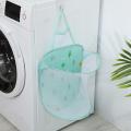 Cartoon Folding Wall-mounted Dirty Laundry Basket Bathroom Dirty Laundry Basket Clothes Storage Artifact Dirty Clothes Basket. 