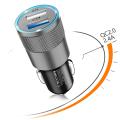 Car Charger, Czznn Quick Charge 2.0 Dual USB Car Adapter Smart Charging for Samsung Galaxy Note with 3Ft Micro USB Android Cable. 