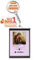 customize Spotify picture keychain || customize music picture keychain 2 sided (gift product). 