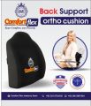 Back Support Ortho Cushion with Adjustable Belt for Office and Car Use, Lightweight and Comfortable Lower Back Support. 