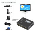 Hdmi Switch 5 Port 2k/4k / HDMI Switch 5 to 1 / HDMI 5 Port Swither 5 In 1 Out With Remote. 