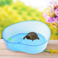 Turtle Tank with Basking Platform Large Capacity Transparent Fish Tank Turtle Breeding Box Aquarium Supplies. 