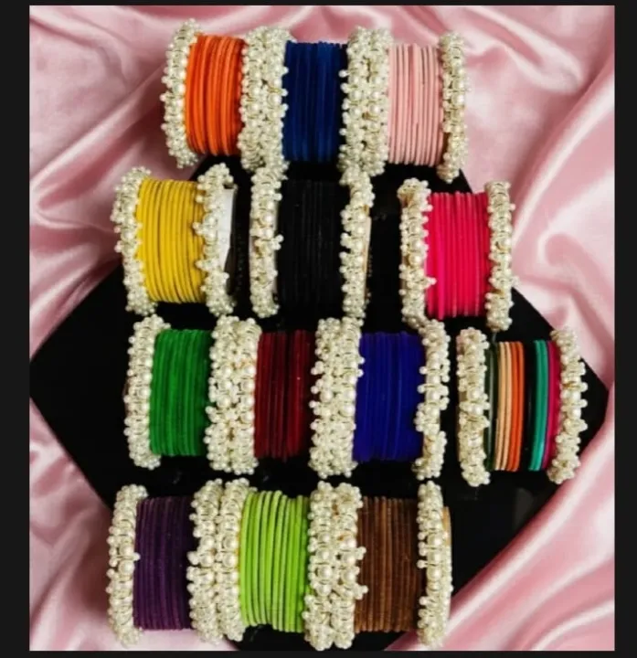 Eid%20Special%20Velvet%20Bangles%20Set%20with%20Pearl%20Kara%20%E2%80%93%201%20Dozen%20Fancy%20Chooriyan%20for%20Women%20&%20Girls%20%E2%80%93%20Traditional%20Bridal%20&%20Party%20Wear%20Bangles%20-%20Image%202