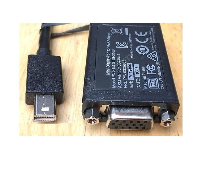Mini Display Port to VGA Connector Mini DP to VGA Adapter (Branded Genuine Product)
