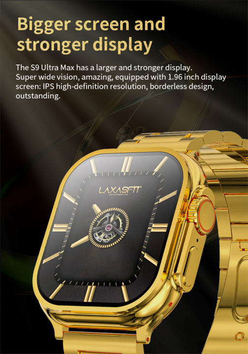 2024 New s9 ultra max gold edition smart watch