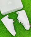 Air Force 1 Pure White Sneakers For Men and Women Stylish Design Full White Party and Casual Shoes For Girls and Boys. 