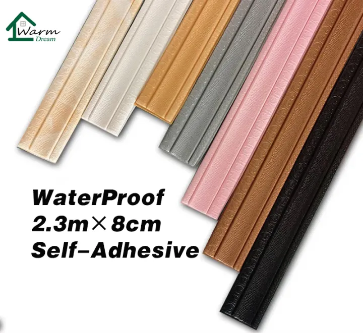 2.3m%203D%20Wallpaper%20Border%20Wall%20Sticker%20Wall%20Trim%20Line%20Waterproof%20PE%20Foam%20Self-Adhesive%20Modelling%20Trim%20Wall%20Skirting%20Flexible%20Molding%20Ceiling%20Border%20Line%20Interior%20Decoration%20-%20Image%203