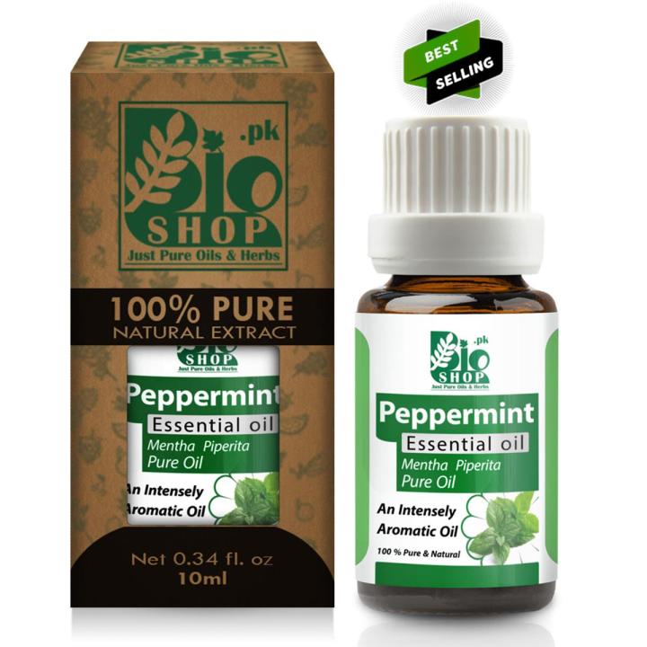 Bio Shop™ Peppermint Aromatherapy Essential Oil - 100% Pure & Natural