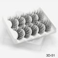 5 Pairs Thick Natural Eyelashes Fashion Makeup. 