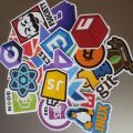 10 Pcs New Pack of Programming  Languages Logo Cool Stickers for Laptop, Desk, Notebook and phone Covers DIY Stickers - JangoMango Store. 