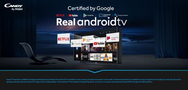 Candy%20Italian%20Style%2050"%20Smart%20LED%20/%20TV%20C50K7UG%20(%20Certified%20Android%20Smart%20+%204K%20+%20Bezeless%20)%20/%20Brand%20Warranty%20-%20Image%204