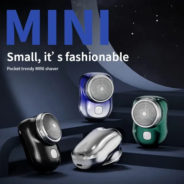 Mini Shaver Razor Usb Mini Electric Shaver Portable Razor USB Rechargeable Beard Trimmer ...
