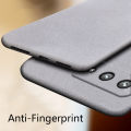 (Free Tempered Glass)Biruiqu For ASUS ROG Phone 5 Series ROG 5Shockproof Anti Slip Soft TPU Sandstone Matte Back Case Cover. 