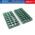 10pcs SMT to direct insertion 0805 0603 0402 SMT to DIP capacitor resistor LED SMT adapter board. 