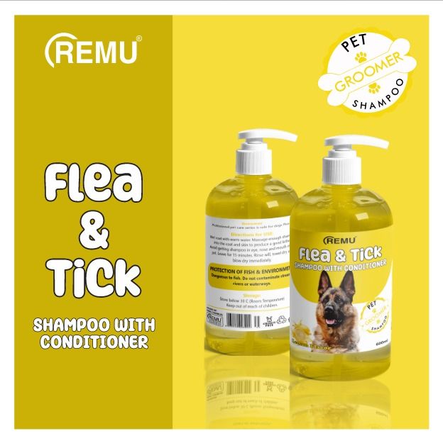 REMU%20Flea%20&%20Tick%20Shampoo%20with%20Conditioner%20-%20Lemon%20-%20Image%202