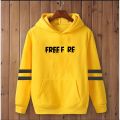 FREE FIRE Printed kangroo hoodie for Men Pullover Hoodie fleece. 