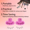 Magic bottom eyelash stamp tool with instant volume & length,  DIY lower lash enhancer for stunting eyes, 1 Pair. 