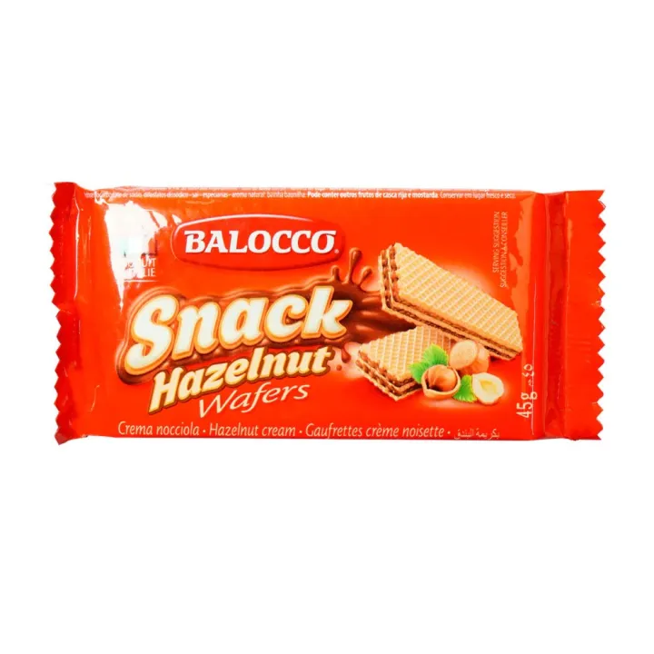Baloco Shell BALOCCO SNACK WAFERS HAZELNUT 45 GM (𝐢𝐦𝐩𝐨𝐫𝐭𝐞𝐝 & 𝐨𝐫𝐢𝐠𝐧𝐚𝐥) | Daraz.pk