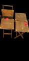 Handmade Table Picnic Table Furniture Folding Wooden Table Set of 4 Home Decor  ( Solid Sheesham wood chiniyoti style). 