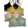 Beautiful back underwear, women's sports bra, thin suspenders, popular chest wraps, student girl bandeau Free size 30 to 36. 