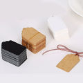 100pcs/set White Black Brown Blank Tags Hang Tags Labels Xmas Gift Tag. 