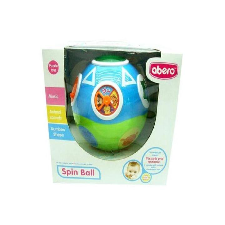 Spin Ball Toy For Babies - Multicolor-(K.S.)
