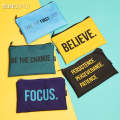 Take The First Step - Designer Zipper Pouch. 