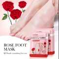 1 pair KissCrown Foot Mask Pedicure Socks Exfoliation for Feet Mask Remove Dead Skin Heels Peeling Feet Leg Mask Foot Patch. 
