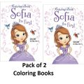 Coloring Books Sofia the first Cartoon Coloring & painting Activity For Kids (Pack of Two). 