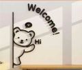 3D Wooden Wall Art Wall Décor Art for Home Room Decoration Items Trending Black MDF Wooden Panda Wall Art. 