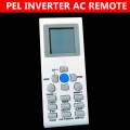 Pel Inverter AC Remote Control - For PEL Air Conditioner (INVERTER). 