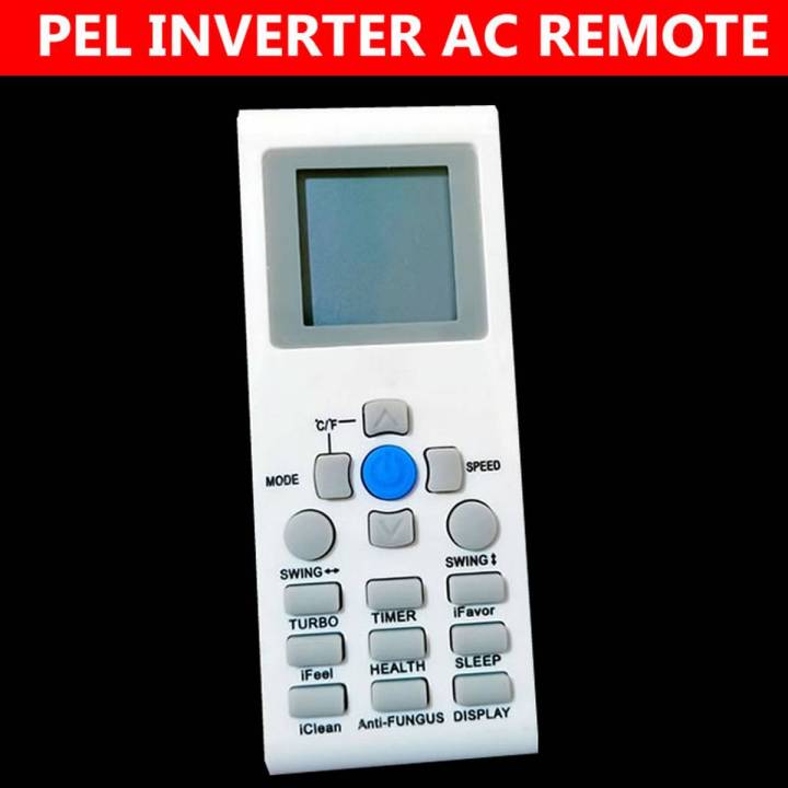 Pel Inverter AC Remote Control - For PEL Air Conditioner (INVERTER)