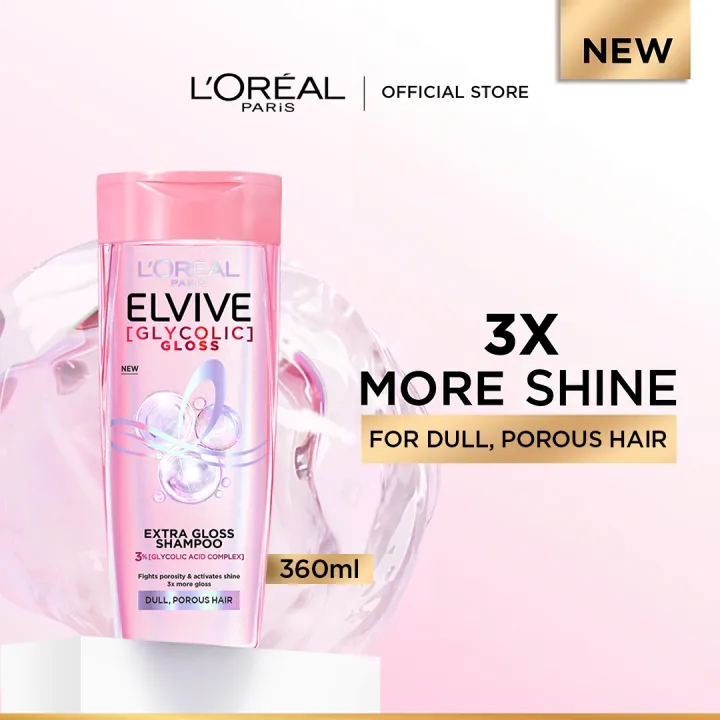 L'Or%C3%A9al%20Paris%20Elvive%20Glycolic%20Gloss%20Shampoo%20(360ml)%20-%20Image%202