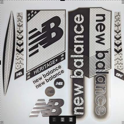 [3D]2022 New Balance HERITAGE Cricket Bat Stickers [3D