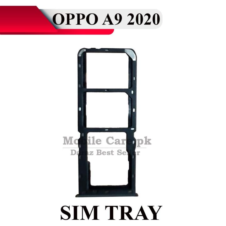 OPPO A9 2020 SIM Tray Sim Slot Sim Jacket Sim Door - Black