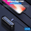 【COD+Ready Stock + FREE Shipping 】VIVO F9 TWS Touch Control 5.0 Bluetooth Earphone Wireless Earphones Stereo LED Display Earbuds Head. 