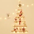 DIY Wooden Christmas Tree Wooden Wall Hang Christmas Tree Year Decoration for Home Ornaments. 