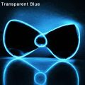 LED EL Wire Necktie Luminous Neon Flashing Light Up Bow Tie For Club Cosplay Evening Party Decoration for Men Women. 